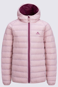 Macpac Kids' Uber Light Hooded Down Jacket, Peachskin, hi-res