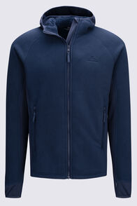 Macpac Men's Mountain Hooded Fleece Jacket, Navy Iris, hi-res