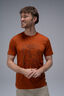 Macpac Men&rsquo;s Braided River Merino 180 T-Shirt, Bombay Brown, hi-res