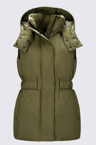 Macpac Women's Thebe Down Vest, Winter Moss, hi-res