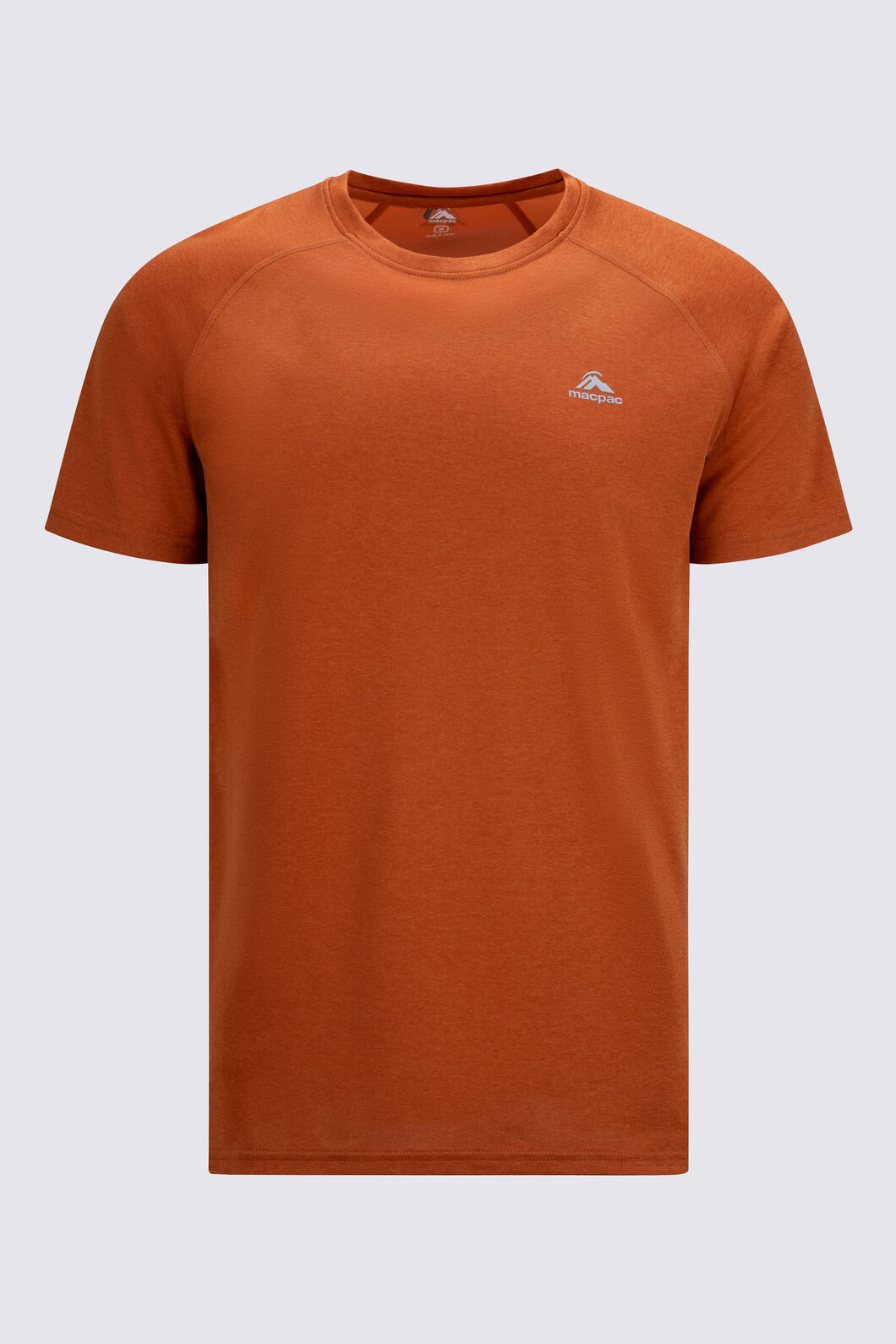 Macpac Men's Cass Short Sleeve T-Shirt, Bombay Brown Marle, hi-res