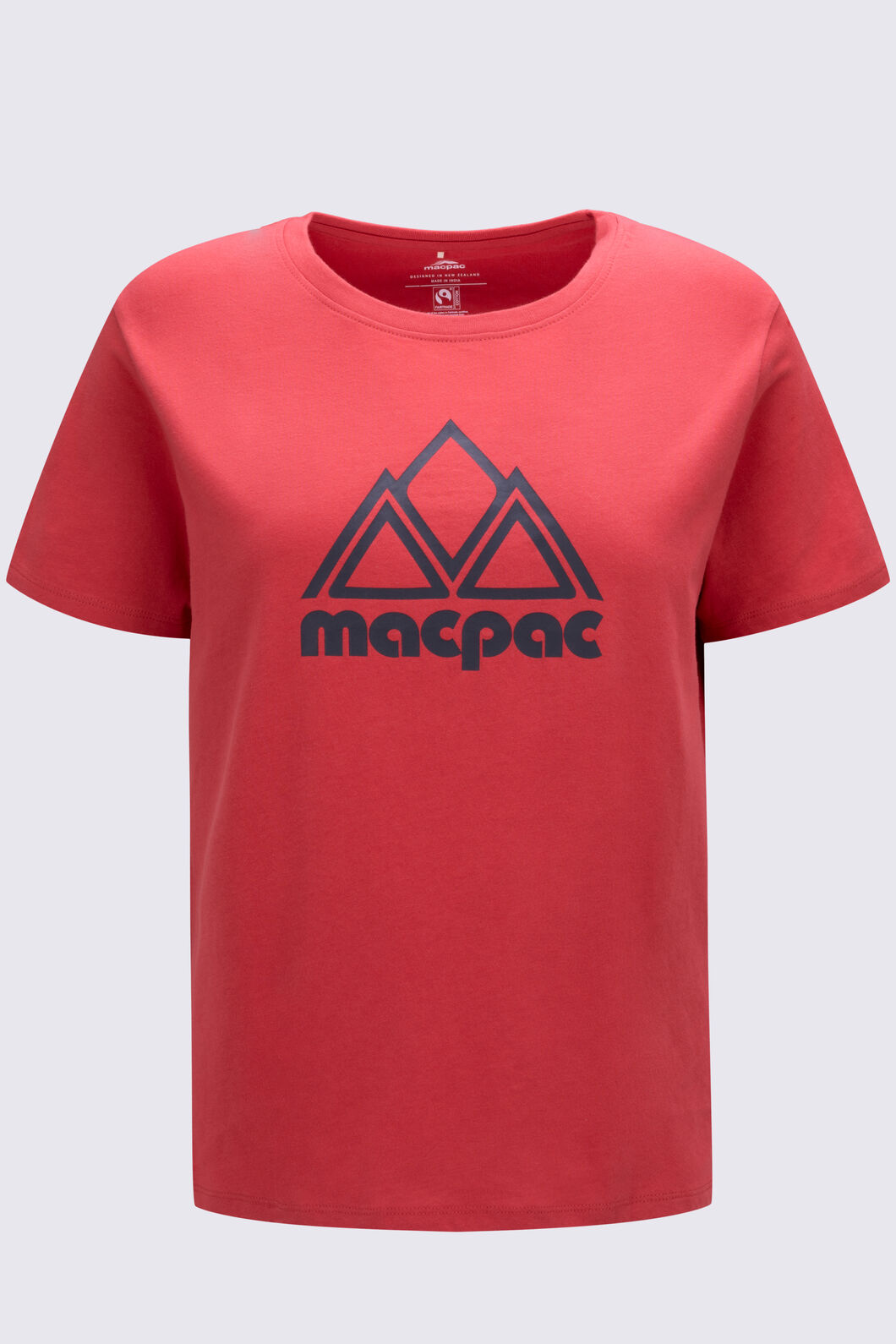 Macpac Women's Vintage T-Shirt, Cranberry, hi-res