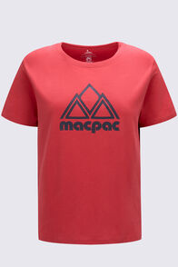 Macpac Women's Vintage T-Shirt, Cranberry, hi-res