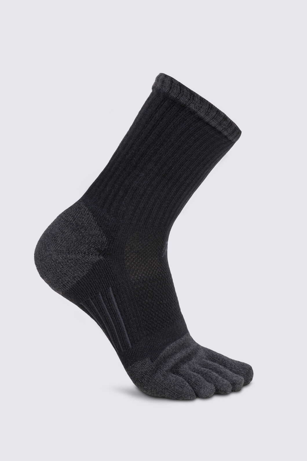 Macpac Trail Toesock, Black, hi-res