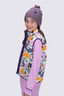 Macpac Kids' Pulsar Alpha Insulated Vest, Plum/Print, hi-res