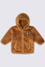 Macpac Baby Acorn Fleece Jacket, Golden Brown, hi-res