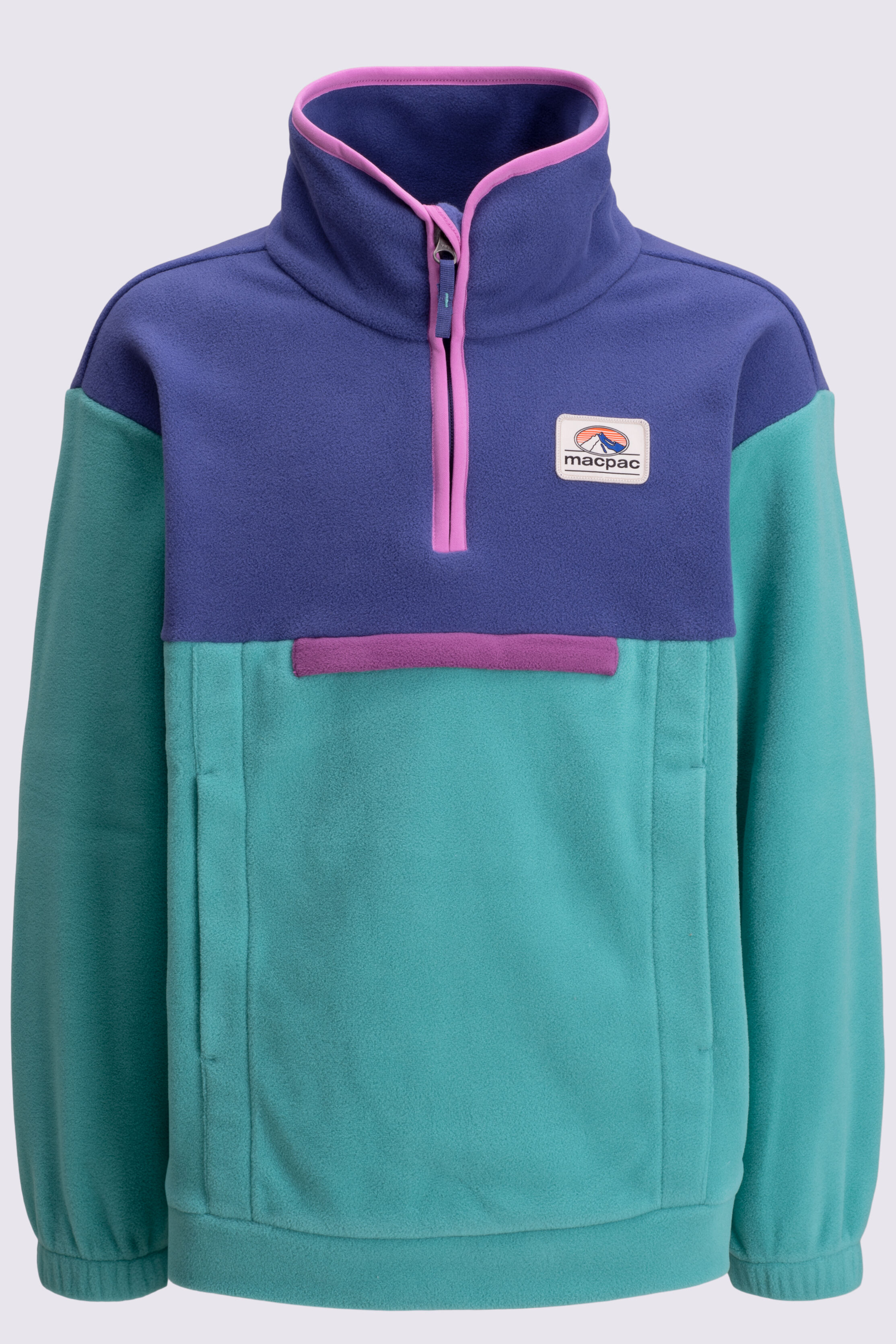 Retro store fleece pullover