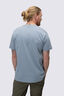 Macpac Men&rsquo;s McIntyre Mountains Fairtrade Organic Cotton Short Sleeve T-Shirt, Tradewinds, hi-res