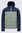 Macpac Kids' Halo Hooded Down Jacket, Navy/Hedge Green, hi-res