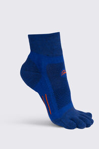 Macpac Trail Quarter Toesock, Naval Academy/Pureed Pumpkin, hi-res
