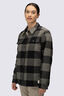 Macpac Women's Alma Fleece Lined Shirt, Agave Check, hi-res