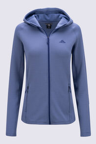 Macpac Women's Ion Hooded Fleece Jacket, Blue Ice, hi-res