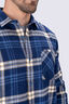 Macpac Men's Sutherland Flannel Shirt, Ensign Blue Plaid, hi-res