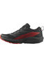 Salomon Men's Sense Ride 5 Running Shoes, Black/Fiery Red/Black, hi-res