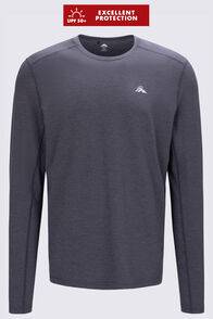 Macpac Men's brrr&deg; Long Sleeve T-Shirt, Asphalt, hi-res