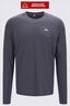 Macpac Men's brrr&deg; Long Sleeve T-Shirt, Asphalt, hi-res