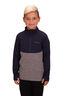 Macpac Kids' 280 Merino Pullover, Black Iris/Mid Grey Marle, hi-res