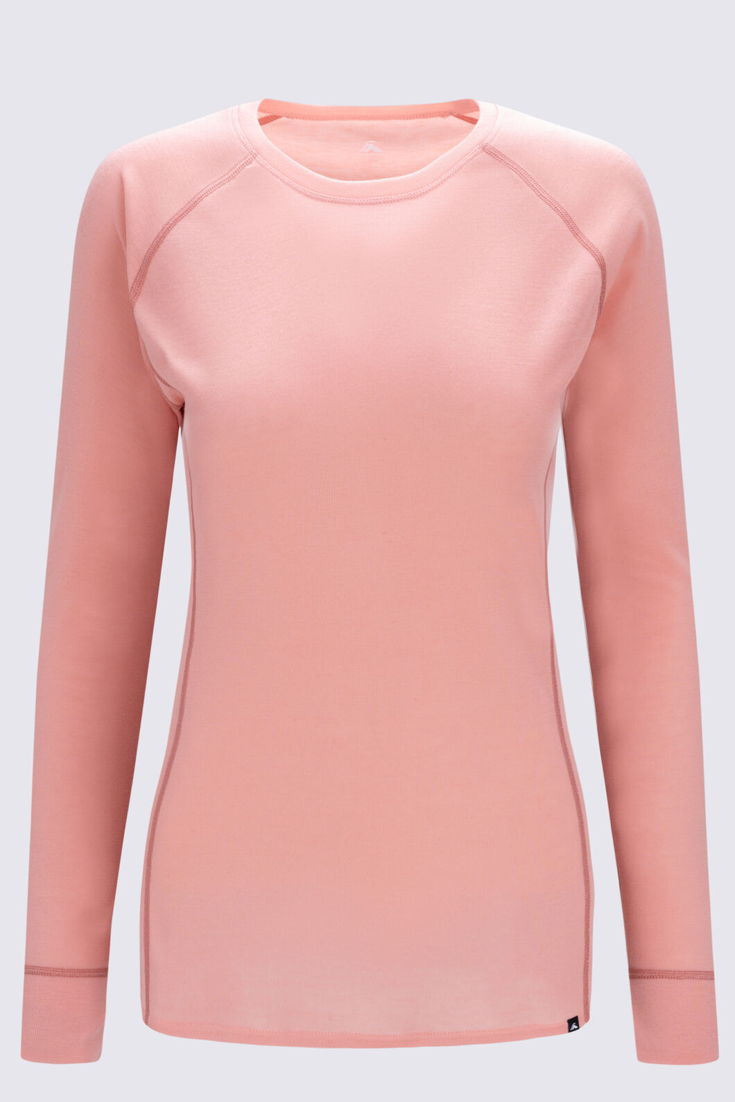 Macpac Women's Geothermal Long Sleeve Top, Coral Almond, hi-res