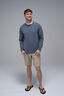 Macpac Men&rsquo;s 280 Merino Long Sleeve Crew, Stormy Weather Marle, hi-res