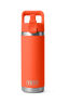YETI&reg; Rambler&reg; Bottle with Straw Cap &mdash; 18 oz, Papaya, hi-res