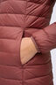 Macpac Women's Uber Light Hooded Down Coat ♺, Hot Chocolate, hi-res