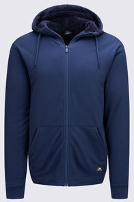 Macpac Men's Waffle Sherpa Hooded Jacket, Navy Iris, hi-res