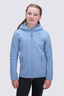 Macpac Kids' Mini Mountain Hooded Fleece Jacket, Chambray Blue, hi-res