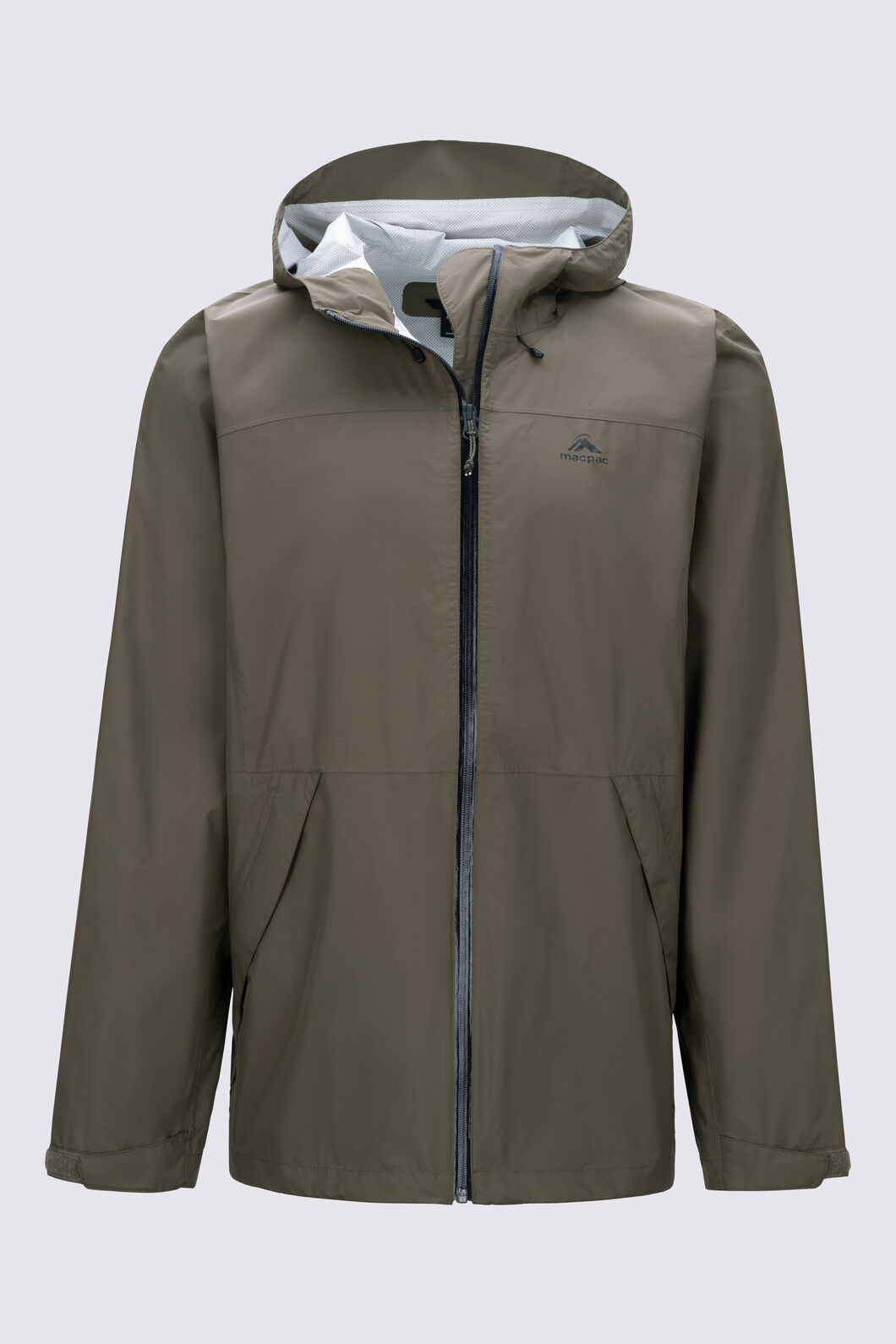 Macpac Men's Mistral Rain Jacket, Stone Grey, hi-res