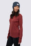 Macpac Women's Ella 180 Merino Long Sleeve T-Shirt, Red Pear, hi-res