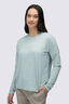 Macpac Women's Eva Long Sleeve T-Shirt, Grey Mist Marle, hi-res