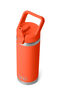 YETI&reg; Rambler&reg; Bottle with Straw Cap &mdash; 18 oz, Papaya, hi-res