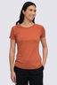 Macpac Women's Ella 180 Merino T-Shirt, Auburn, hi-res