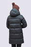 Macpac Women's Orb Hooded Down Coat, Black, hi-res