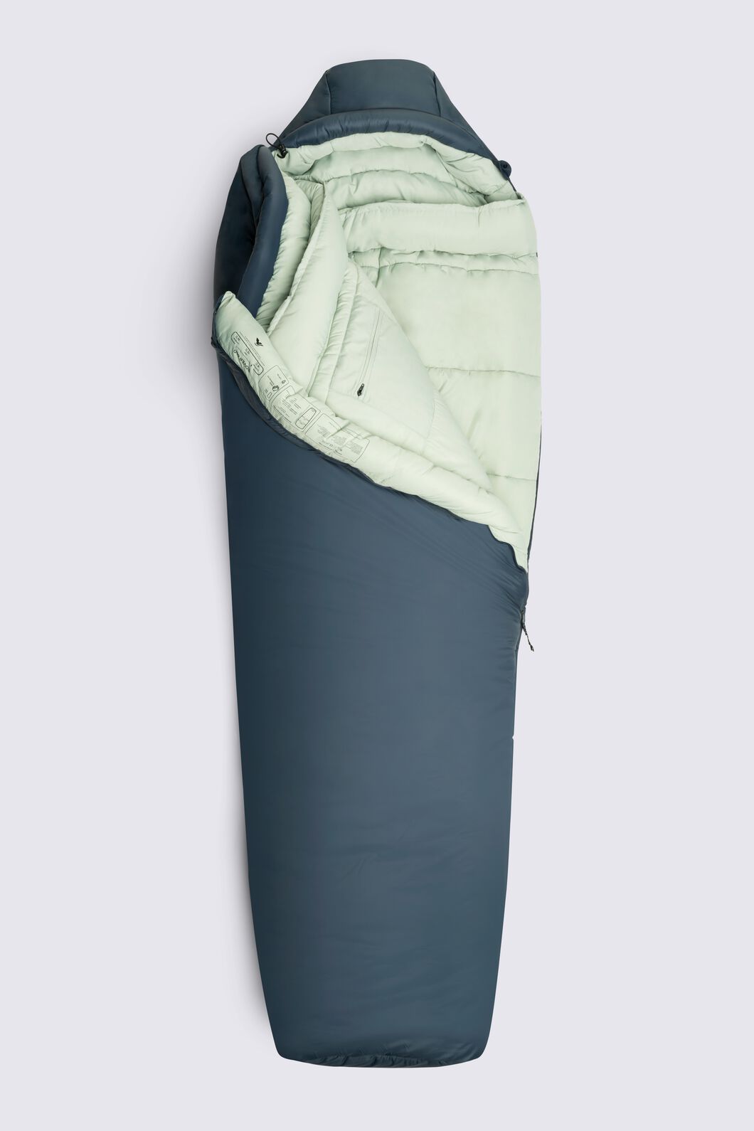 Macpac Rover 660 Sleeping Bag (-8°C), Ombre Blue/Aqua Grey, hi-res