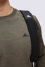 Macpac Men's 280 Merino Long Sleeve Crew, Tarmac Marle, hi-res