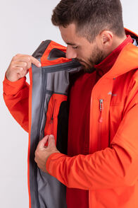 Macpac Men's Lightweight Prophet Rain Jacket, Tangerine Tango, hi-res