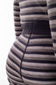 Macpac Kids' 220 Merino Long Johns, Grey/Navy Stripe, hi-res