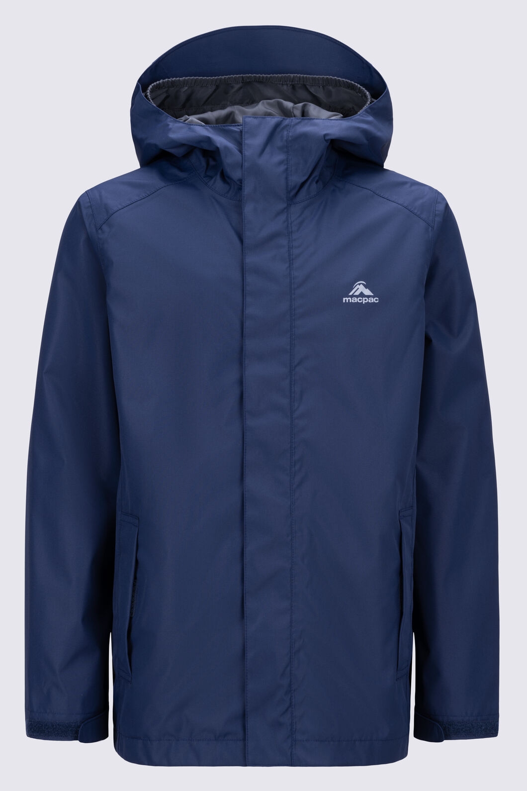 Macpac Kids' Jetstream Rain Jacket, Naval Academy, hi-res