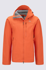 Macpac Men's Lightweight Prophet Rain Jacket, Tangerine Tango, hi-res
