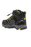 Hi Tec Kids' Blackout WP Mid Hiking Boots, Black/Lime, hi-res