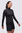 Macpac Women's Infinity ¼ Zip Top, Black, hi-res