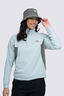 Macpac Women's Heritage Fleece Pullover, Blue Haze/Agave, hi-res