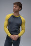 Macpac Men's Geothermal Long Sleeve Top, Turbulence/Snake Eye, hi-res