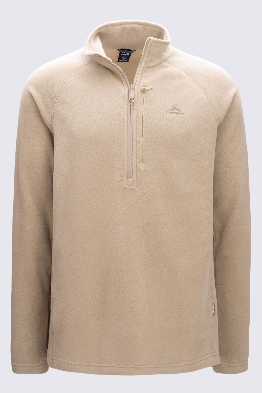 Macpac Men's Tui Fleece Pullover, Lead Grey, hi-res