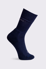 Macpac Kids' Footprint Sock, Navy, hi-res