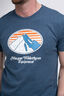 Macpac Men's Wilderness Equipment Fairtrade Organic Short Sleeve T-Shirt, Midnight Navy Marle, hi-res