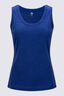 Macpac Women's Merino 180 Tank Top, Deep Ultramarine Marle, hi-res