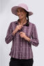 Macpac Women's Eclipse Long Sleeve Shirt, Blackberry Wine, hi-res