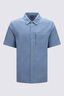 Macpac Men&rsquo;s Vale Short-Sleeve Shirt, Captains Blue, hi-res