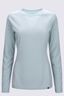 Macpac Women's Long Sleeve Exothermal Top, Surf Spray, hi-res